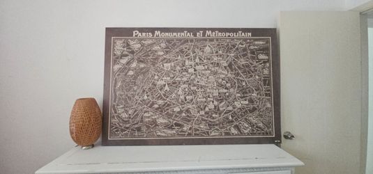 Large Paris artwork