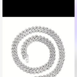 SILVER BLING NECK CHAIN!