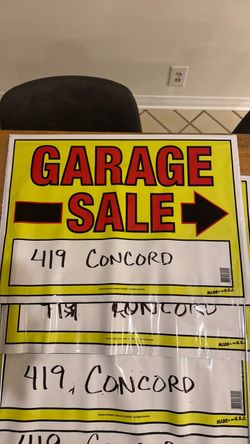 Garage Sale Today SAT 08/15