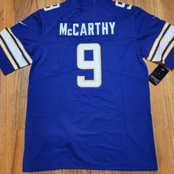 2025NFL Minnesota Vikings Minnesota Vikings 9# Mccarthy football shirt