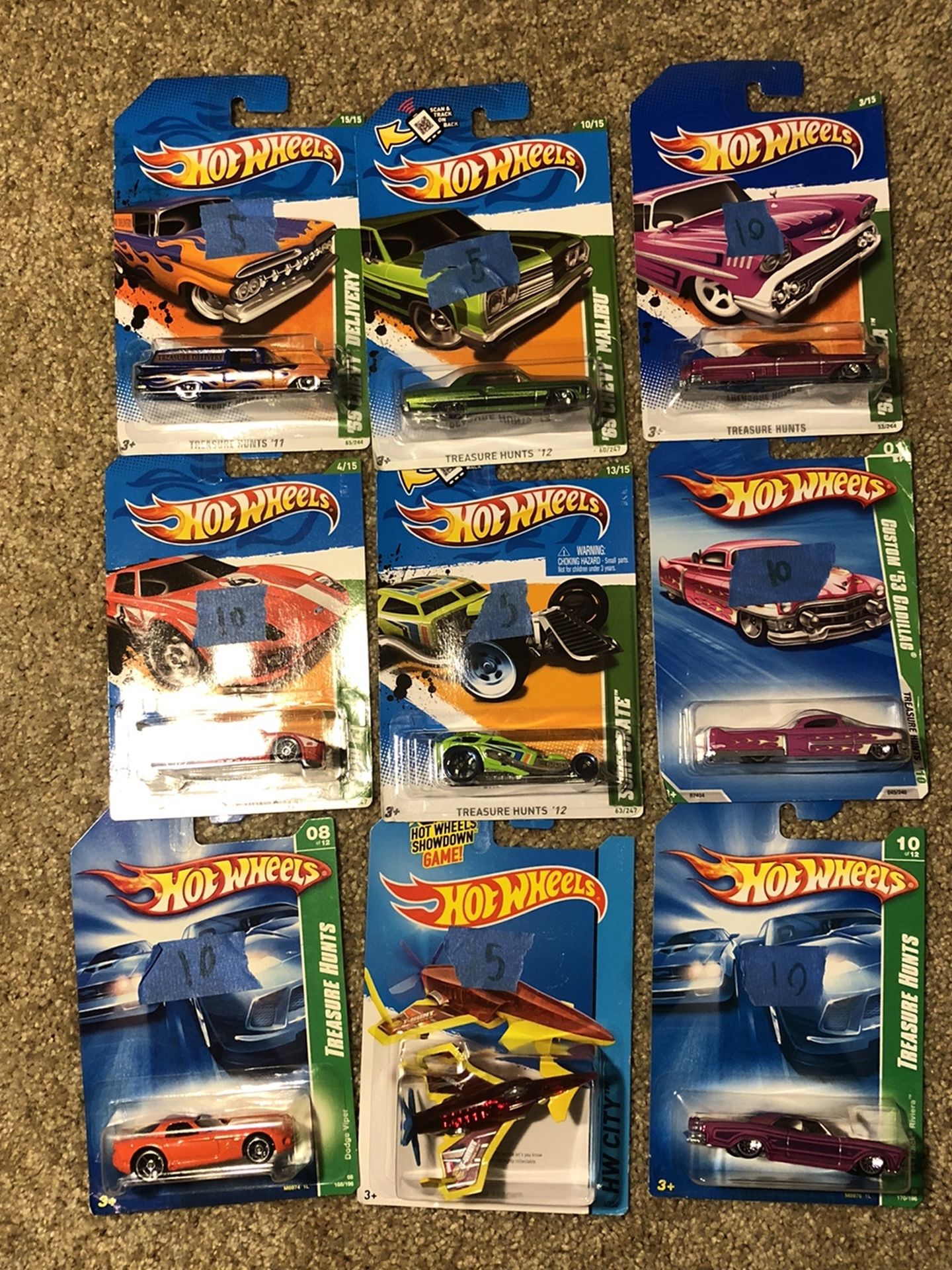 Hot wheels Treasure Hunts