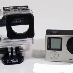 GoPro HERO4 Silver Edition Action Digital Camera and mount.