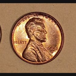 Uncirculated 1958-D Penny Double Die Obverse