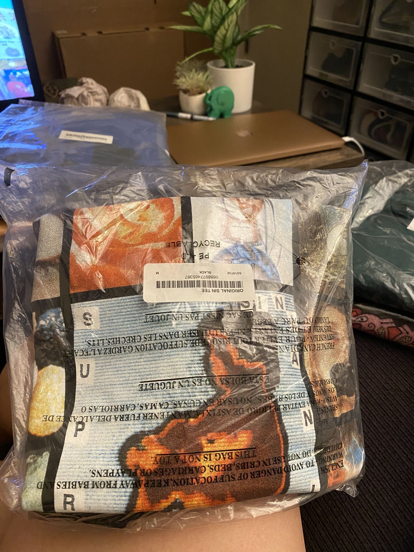 Supreme Original Sin Tee Black Size M