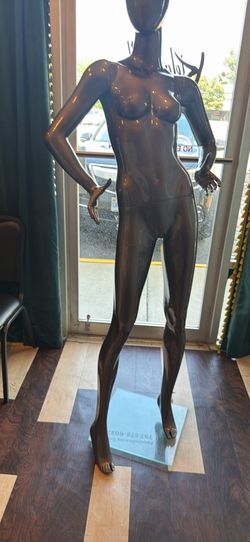 Gray full body mannequin