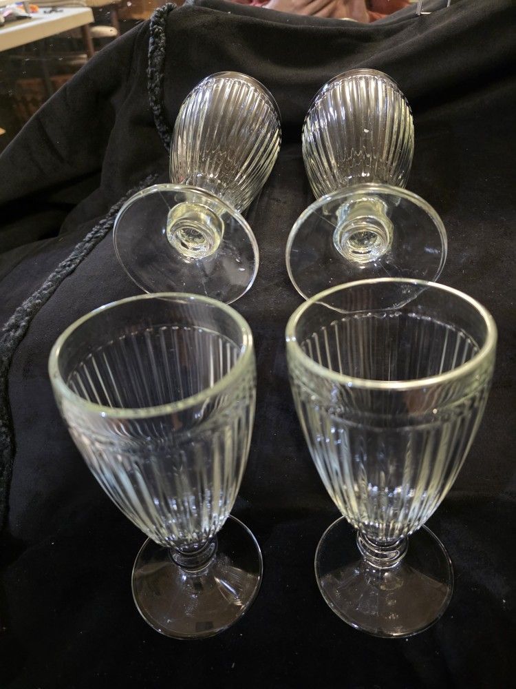 La Rochere Antiliaise Ice Cream Cups, France Set Of 4