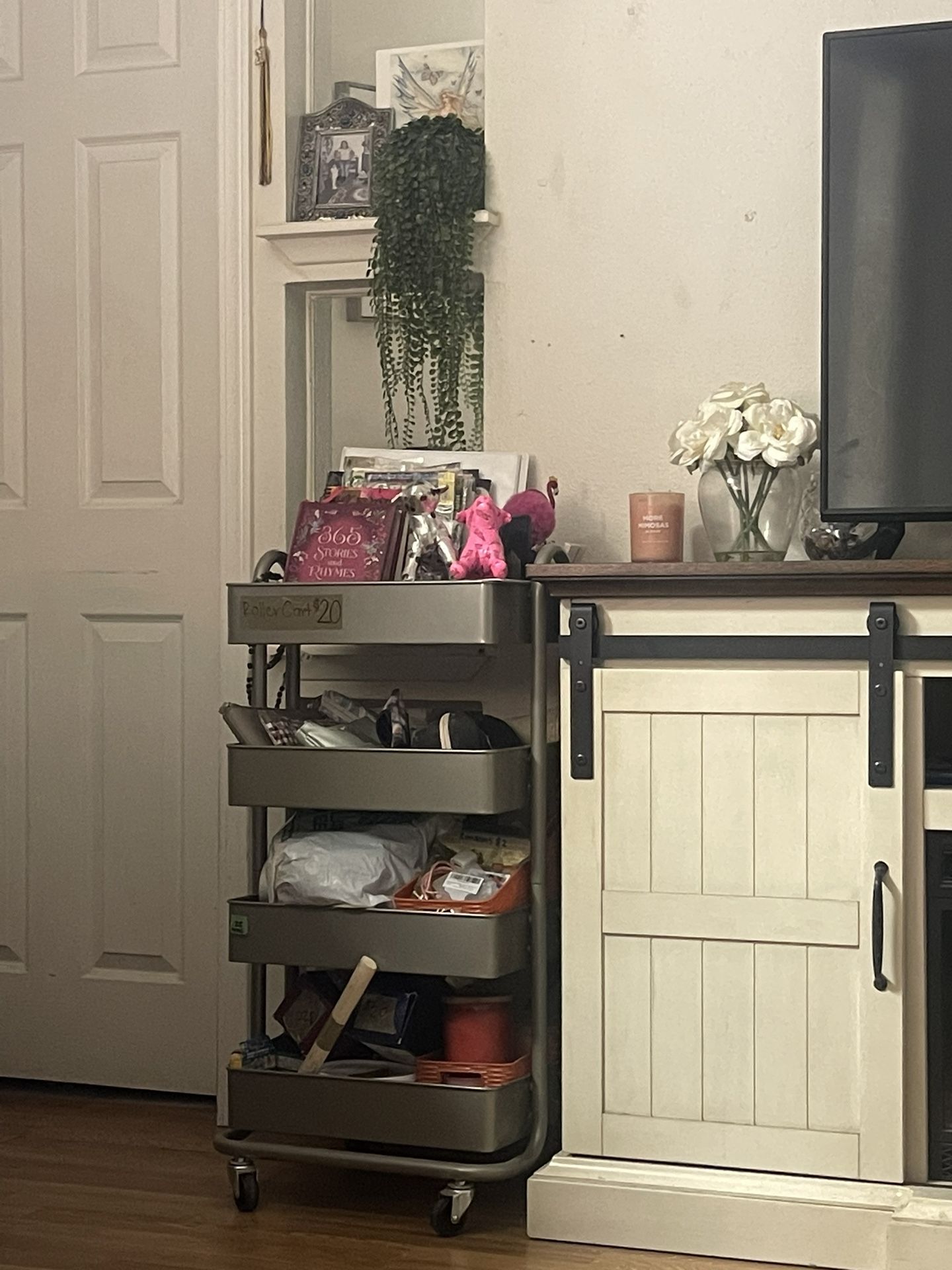 Stainless Steel 4 tier roller cart 