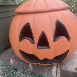 Large Terra-cotta Pumpkin 