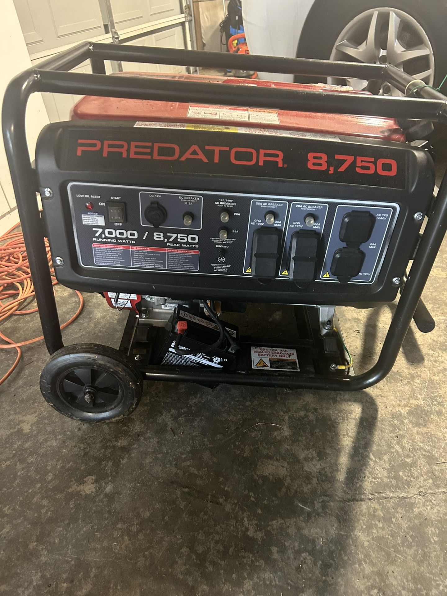 Predator 8750 Generator