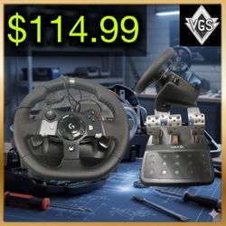 *WORKING* Logitech G920 Racing Wheel — Xbox One / PC — 2015