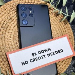 Samsung Galaxy S21 Ultra 5G - Pay $1 DOWN AVAILABLE - NO CREDIT NEEDED