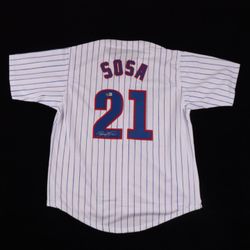 Sammy Sosa Signed Jersey 