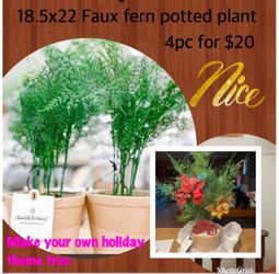 Perfect For Office Desk- Faux Plant 