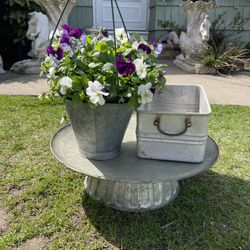 Small Galvanized Containers 