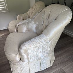 Matching Custom Century Furniture Lounge Chairs