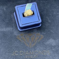 Ring Heart ❤️ Diamonds Real 10k Gold 