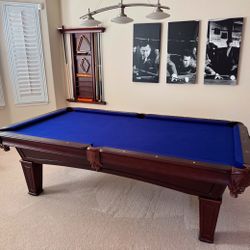Pool Table 8ft ( Free Delievry & Set Up & New Color Felt Of Your Choice )