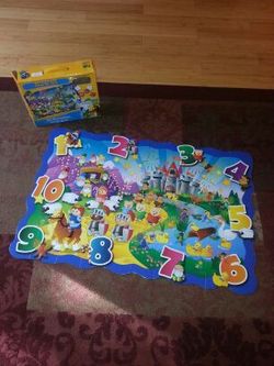 Like new kids puzzle w numbers