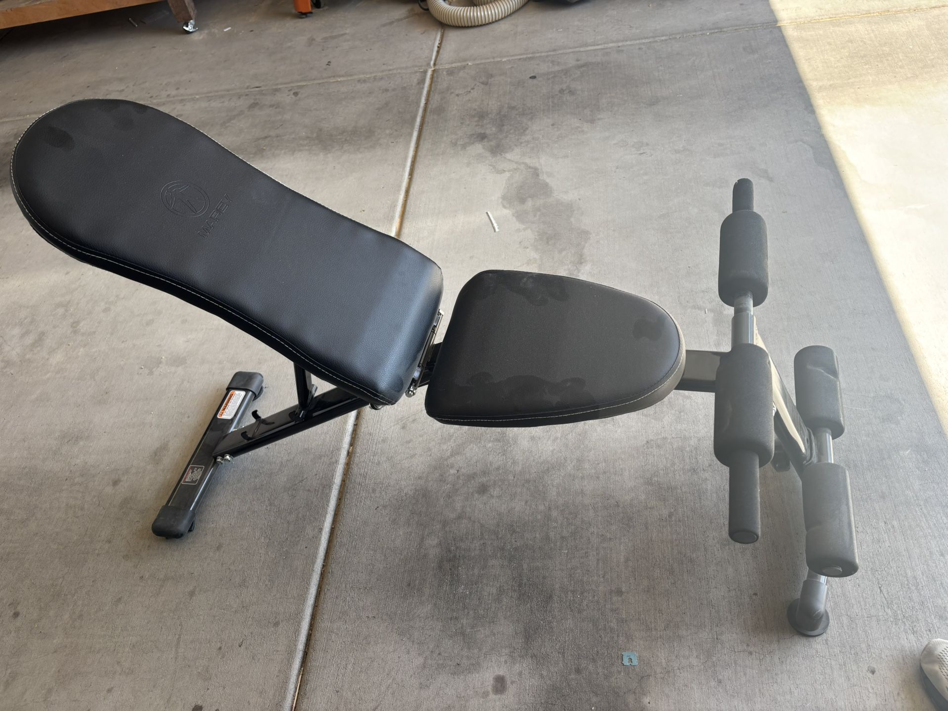 Workout Exercise Bench Great Shape, Perfect For Weight Lifting