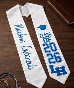 Graduation sash custom any school any name