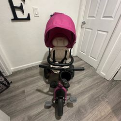 Pink, Bentley convertible trike