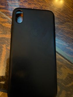 iPhone 10 max leather case
