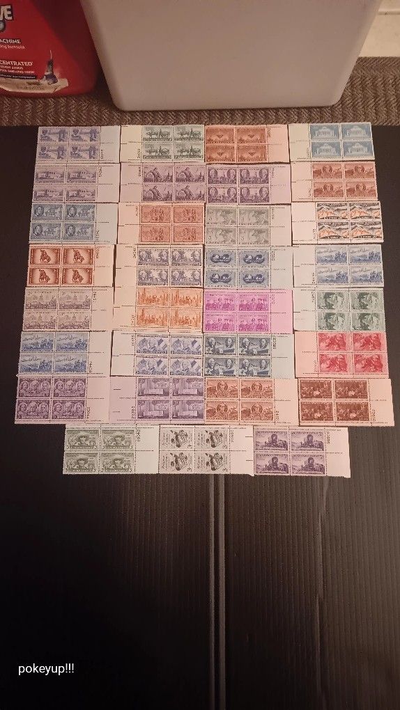 27 US Postage Stamps Original Mint Condition Collection