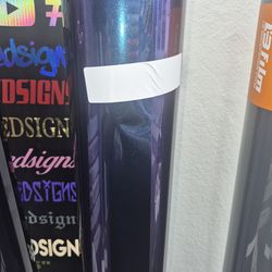 Blue to purple dragon vjnyl wrap roll