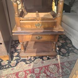 Ethan Allen Solid Wood End Tables