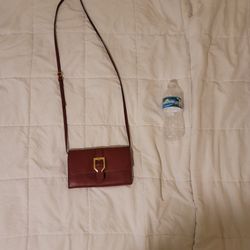 Red Leather Cole Haan Purse