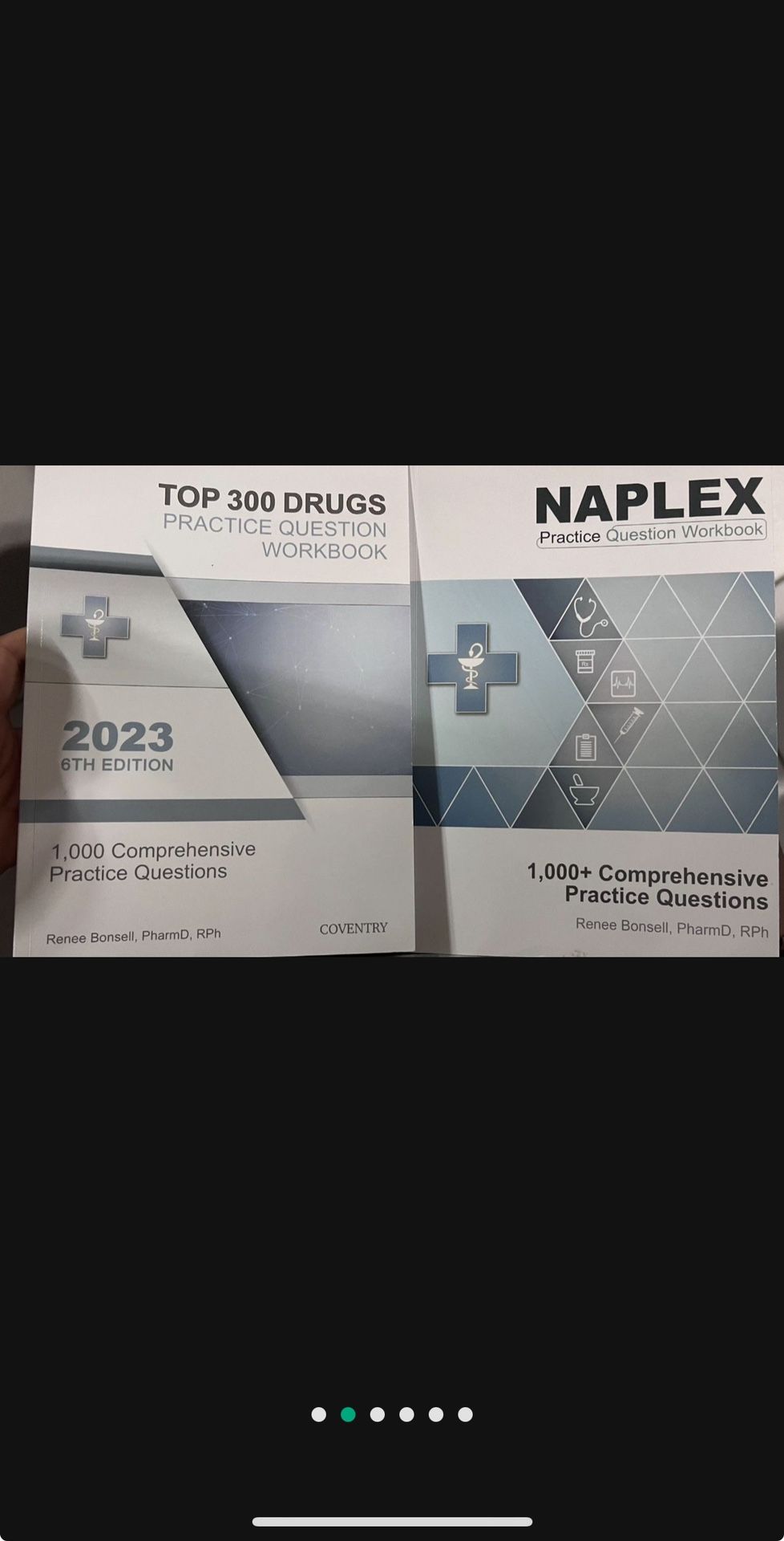 Two Naplex/pharmacy Test Books