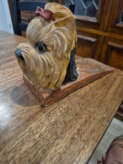 Yorkie doorstop