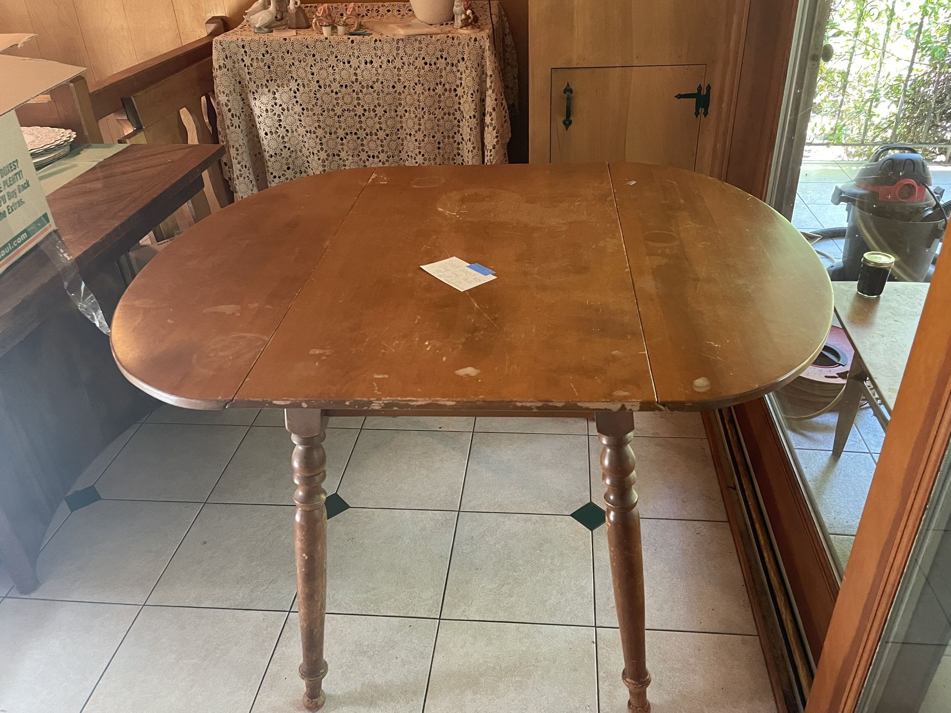 Drop Leaf Solid Wood Table