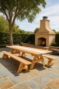 Custom Made Picnic Tables. 
