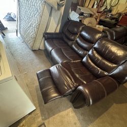 Leather Couch And Loveseat