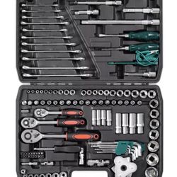 Socket Wrench Screwdriver Set 1/4 1/2 3/8 121pcs