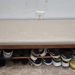 Bamboo 2 Tier Shoe Bench 