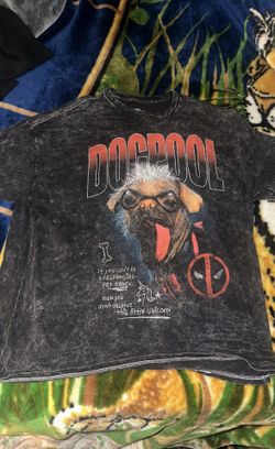 A Men’s Dog Pool Heavy Shirt From Deadpool 3