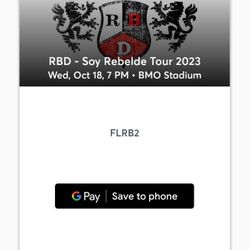 Rebelde At The BMO OCT 18