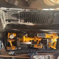 Box Of dewalt Tools