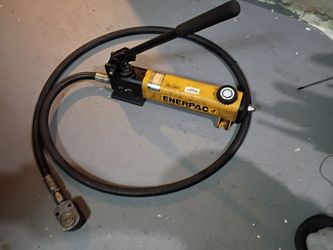 Enerpac P-142 hydraulic hand pump.