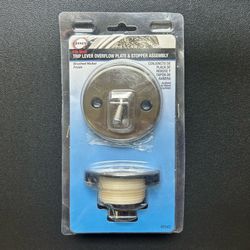 Trip Lever Overflow Plate & Stopper Assembly - Brushed Nickel (89242)