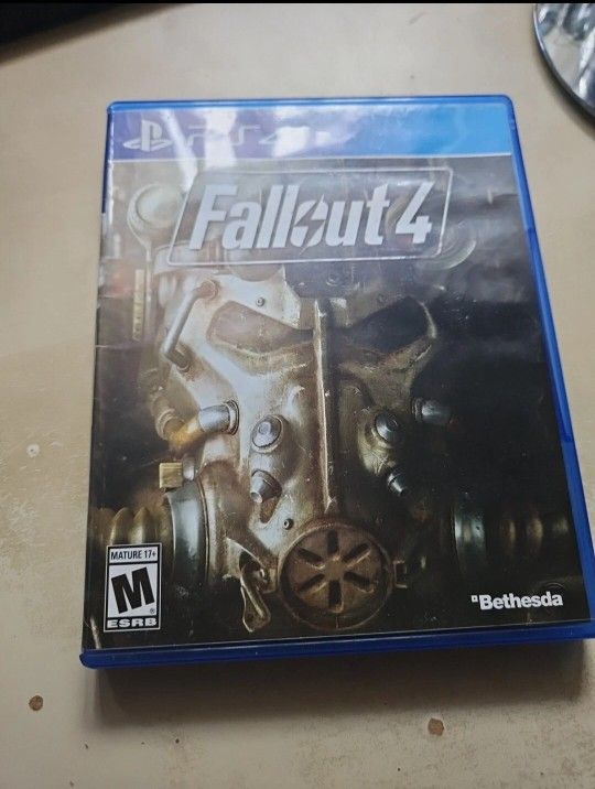 PS4 Fallout 4 Video Game Disc And Cover Included 