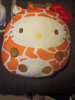 Squishmallows 20" Hello Kitty Original Sanrio Plush Giraffe 2021
