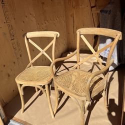 Moving sale: Restoration Hardware chairs