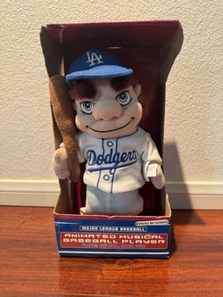Los Angeles Dodgers Animated Musical Baseball Player Plush