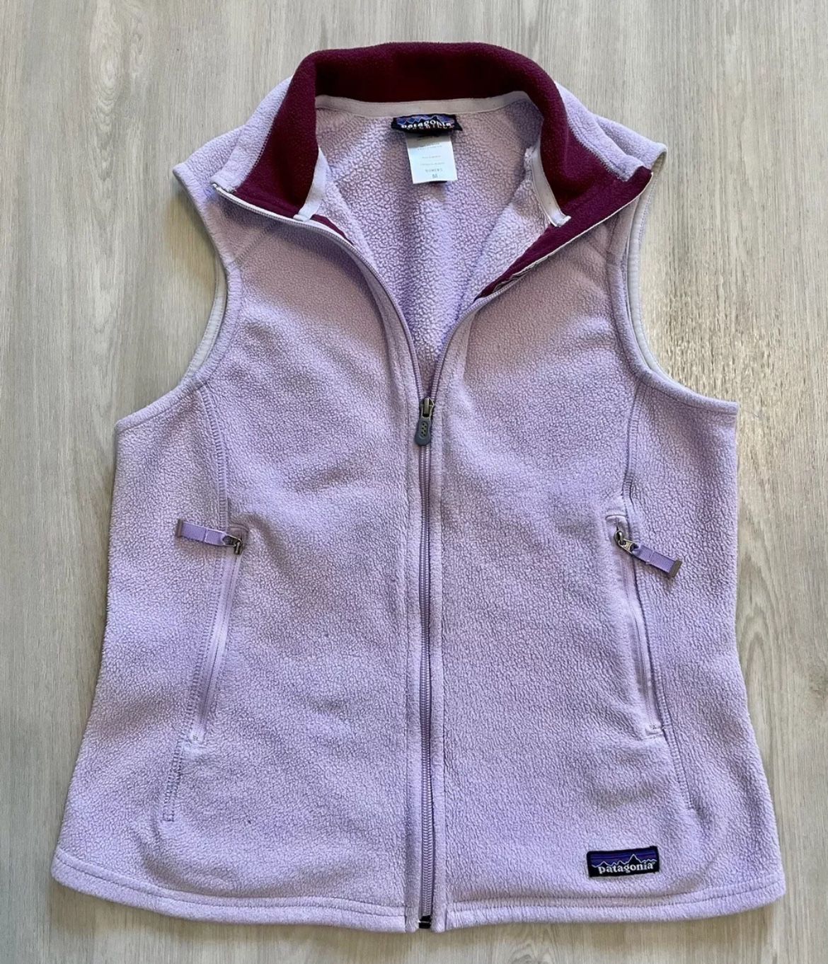 Vintage PATAGONIA Synchilla Purple Vest Size Womens Medium