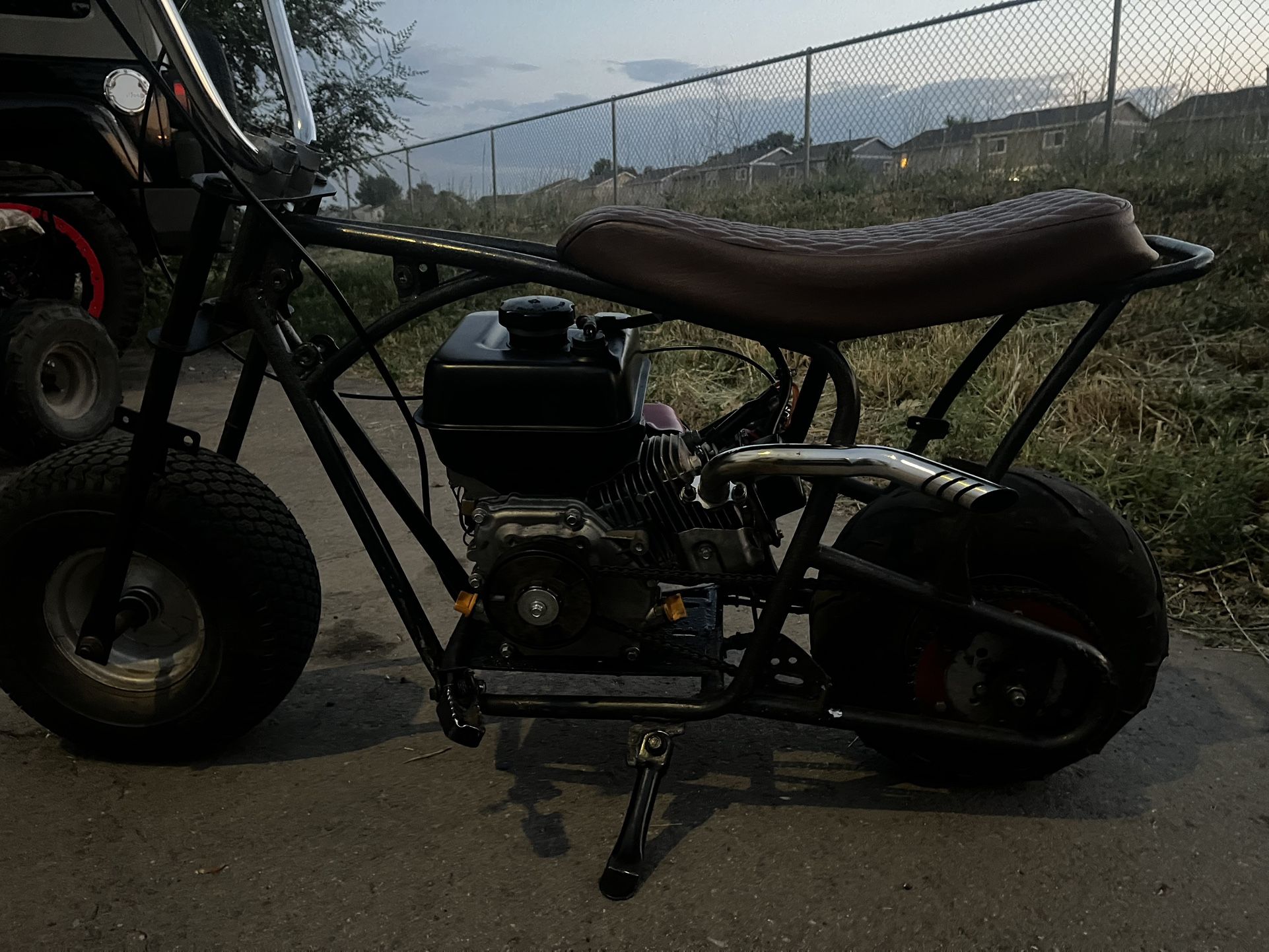 Mini Bike 224cc Predator Motor Goes 60 Mph New Fly Wheel With It Installed Used Pretty Good Looking For 600 Cash