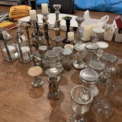 Lot Of Candle Holders