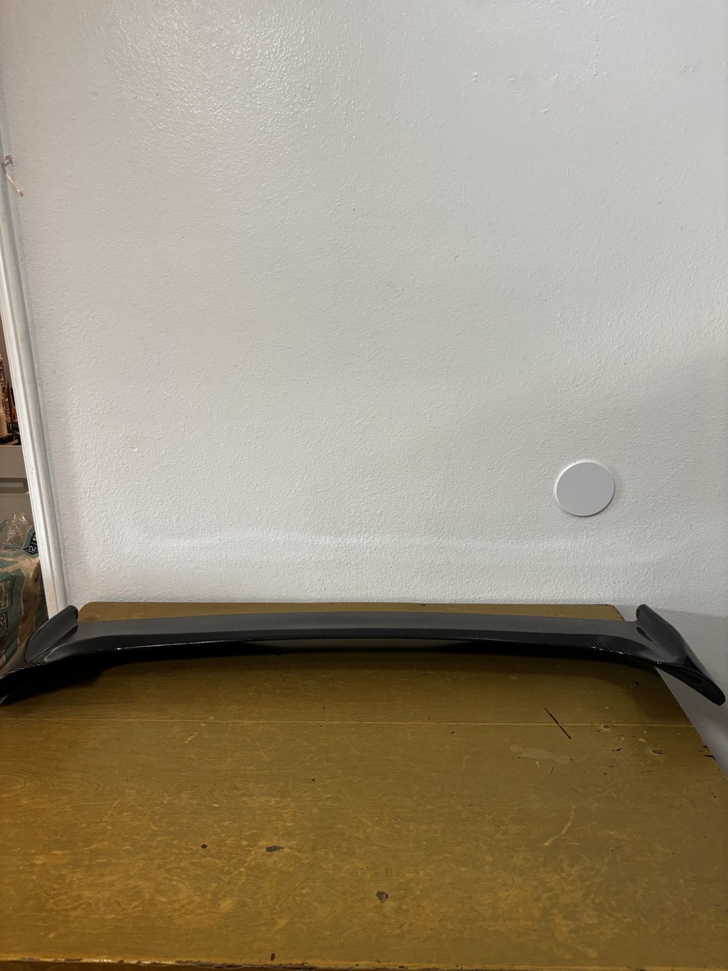 Carbón Fiber Print Roof Spoiler Compatible With 18-23 Subaru Crosstrek And 17-23 Impreza Hatchback